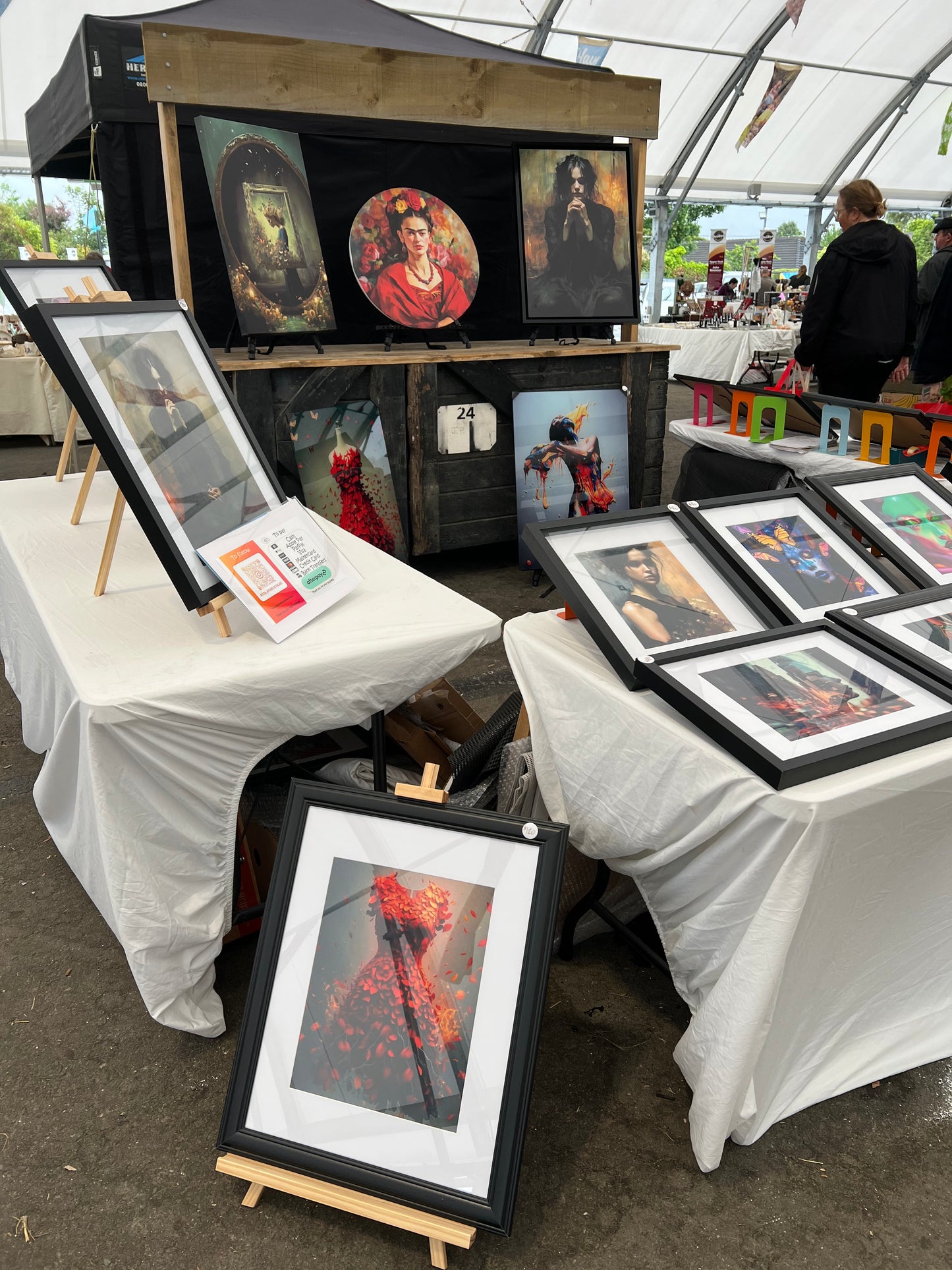 Large framed A3 print